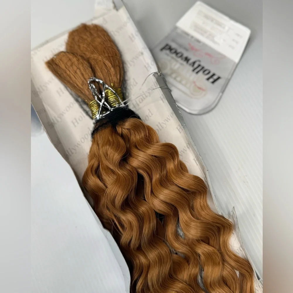 24 in Hollywood Wet & Wavy American French Deep 100% Human Hair Honey Blond